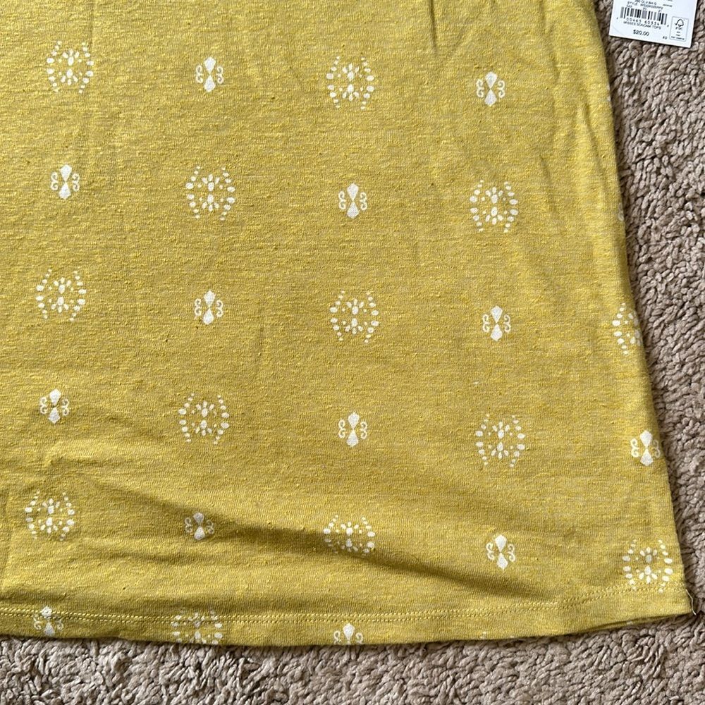 Sonoma Yellow Spaghetti Strap Tank Top Size XL - Picture 5 of 6